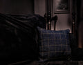 Denim Sashiko Throw Pillow